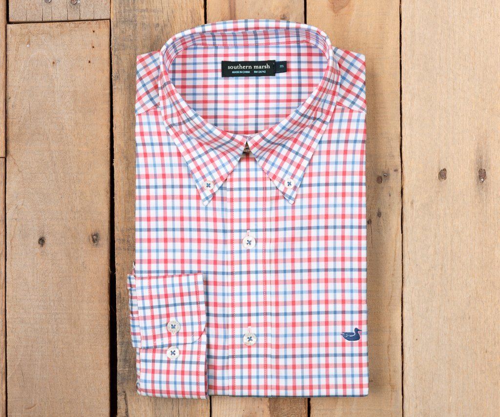 Chambers Performance Gingham Strawberry