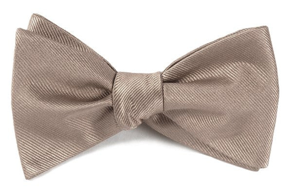 Grosgrain Champagne Bow Tie