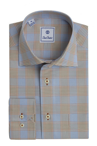 Colorful Glen Plaid Sport Shirt
