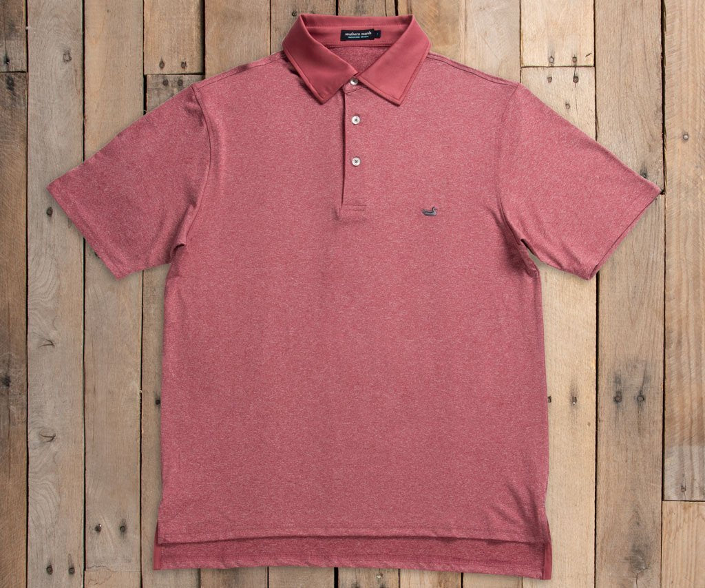 Rutledge Heather Performance Polo