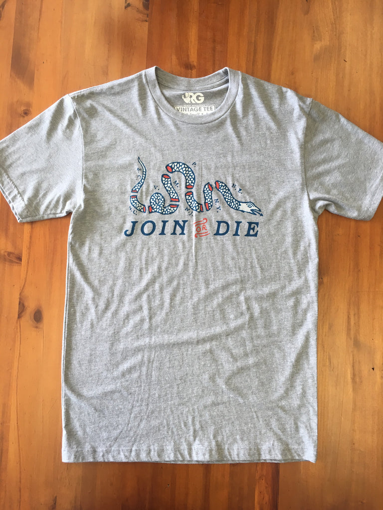 Join or Die Vintage Tee