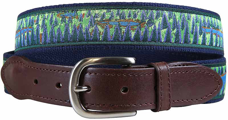 Hopkins North Woods Leather Tab Belt