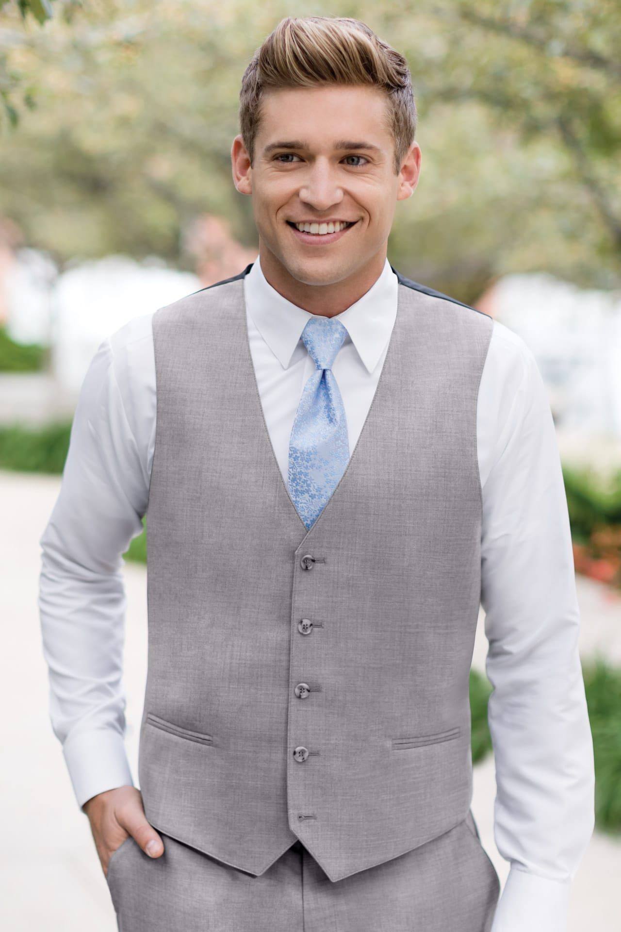 Heather Grey Clayton Suit