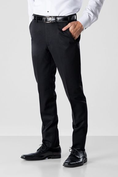 Ultra Slim Black Sterling Wedding Suit