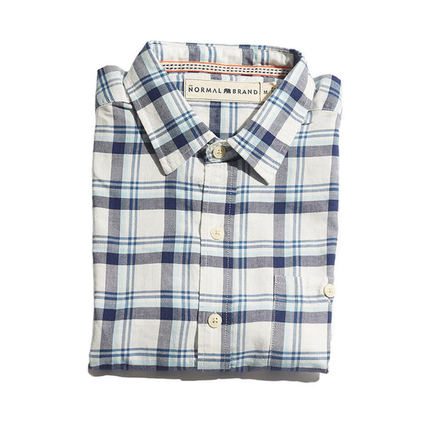 Clayton Twill Button Up Navy