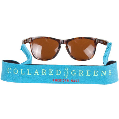 Collared Greens Aqua Croakies