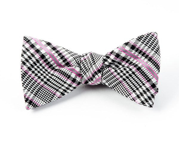 Colorful Glen Wild Pink Bow Tie