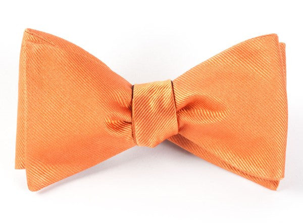 Grosgrain Orange Bow Tie