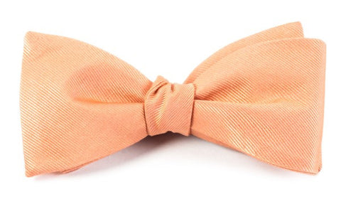 Grosgrain Spring Coral Bow Tie