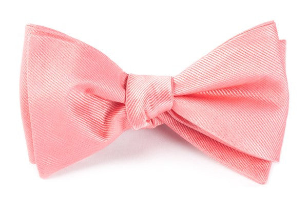 Grosgrain Spring Pink Bow Tie