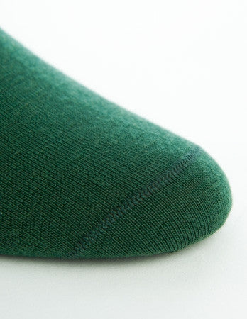 Hunter Green, Sky Blue and Navy Argyle Merino Wool Linked Toe Mid-Calf