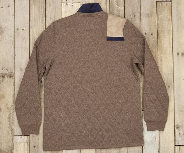 Carlyle Sporting Pullover - Heather Dark Brown