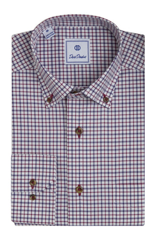 Open Ground Twill Check Sport Shirt