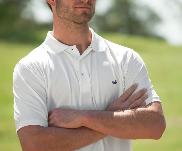 Bermuda Performance Polo - White