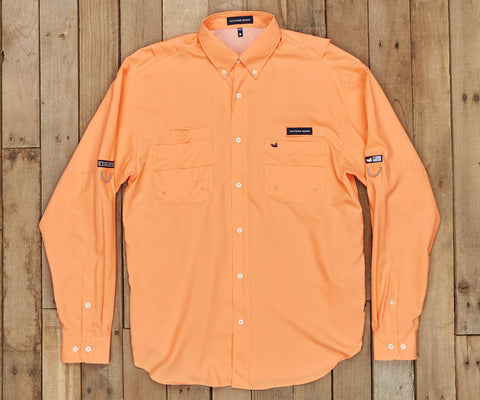 Harbor Cay Fishing Shirt - Melon Cay