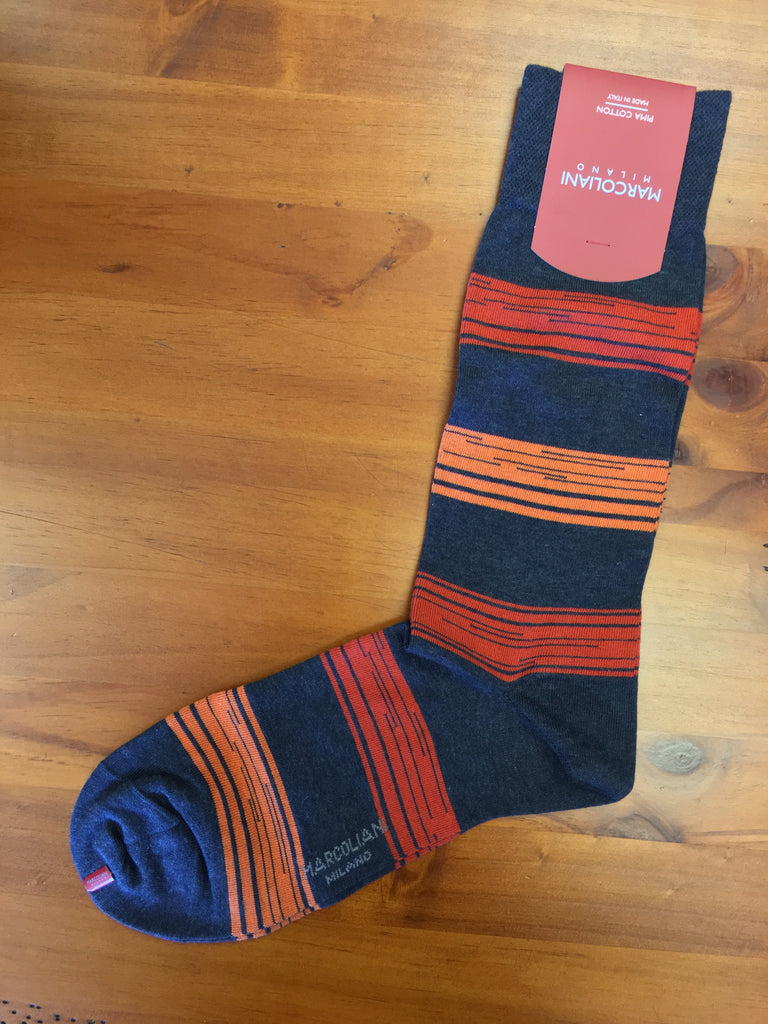 Irregular Stripe Indigo