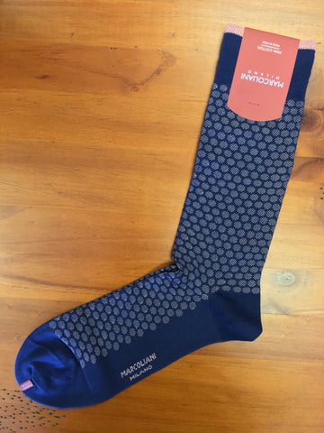 Jacquard Dots Amalfi Blue