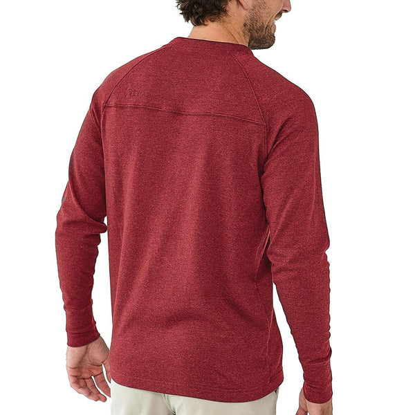 LS Puremeso Henley - Tibetan Red